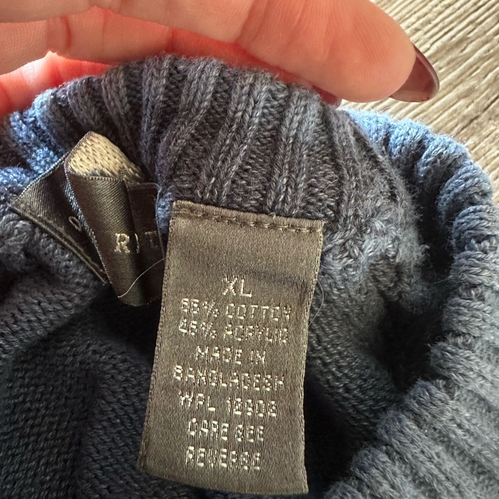 💎 OSCAR DE LA RENTA Ribbed Designer Sweater - Picture 5 of 5
